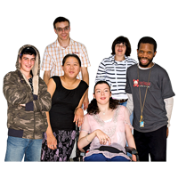 a group of young people with learning disabilities